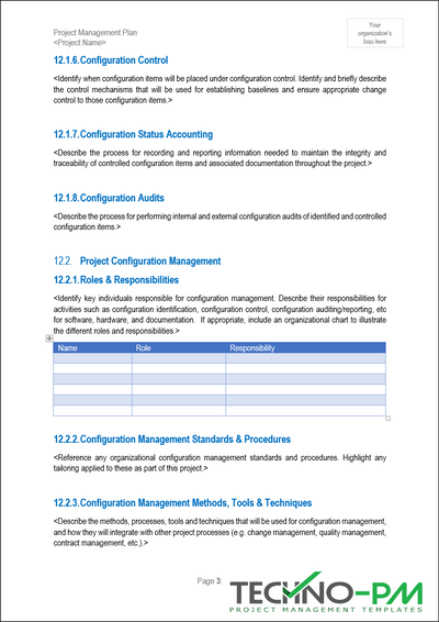 PMP Configuration Control