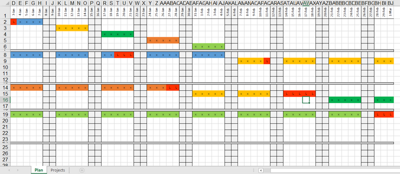 Resource Assignment Matrix Excel