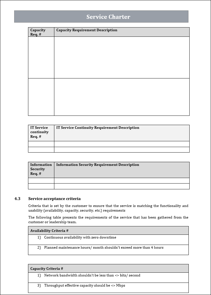 Service Management Templates Bundle – ITSM Docs - ITSM Documents ...