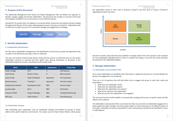 Stakeholder Management Plan, Stakeholder Management 