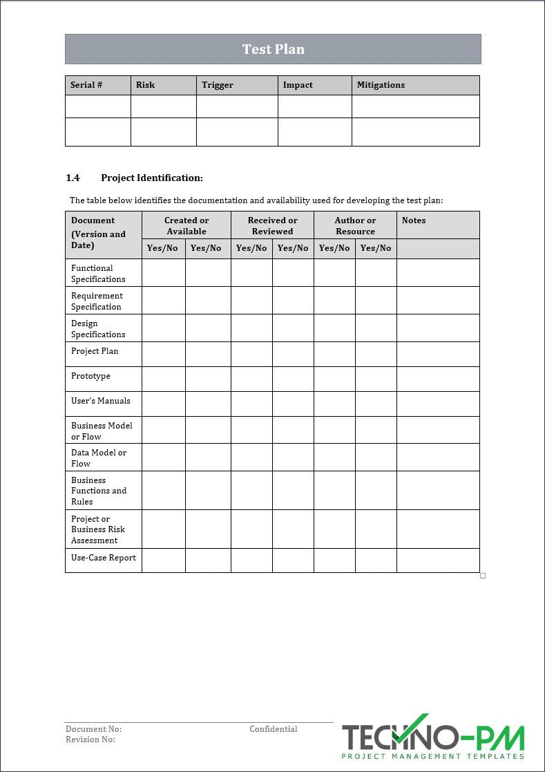 Testing Methods Documents Testing Toolkit – ITSM Docs - ITSM Documents & Templates