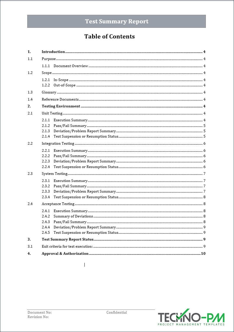 Project Testing Toolkit – ITSM Docs - ITSM Documents & Templates