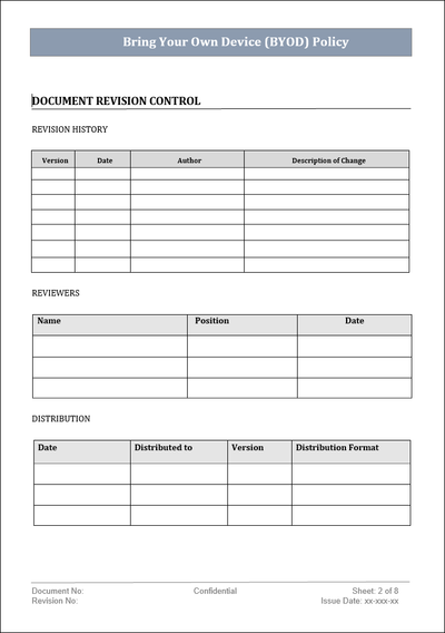 BYOD template